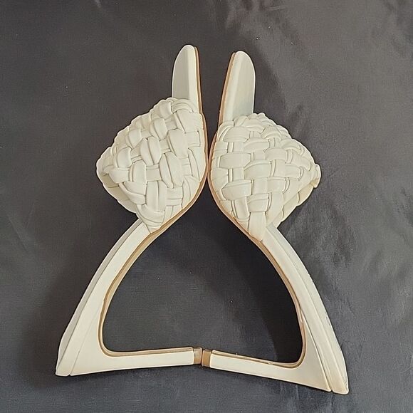 BRAND NEW HERSTYLE MELROSE BRAIDED SQUARE OPEN TOE SLIP-ON MULES SANDAL - Picture 11 of 14